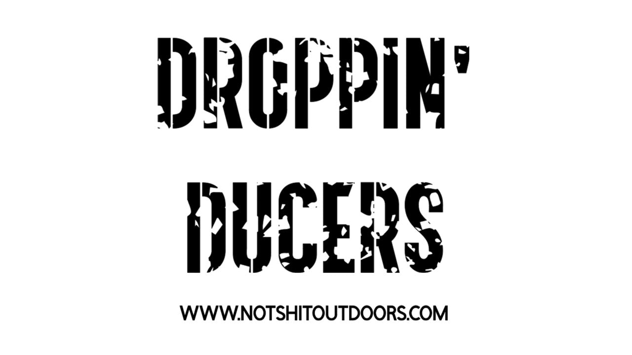 Droppin' Ducers Window Decal